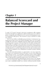 Free Download PDF Books, Project Management Scorecard Template