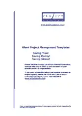 Free Download PDF Books, Project Management Template