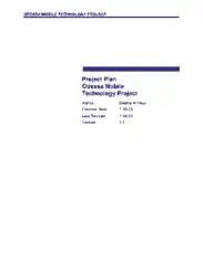 Free Download PDF Books, Sample Mobile Technology Project Management Plan Template