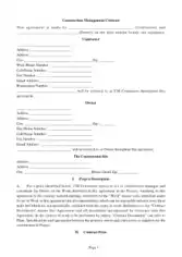 Sample Construction Management Contract Template
