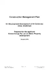 Free Download PDF Books, Construction Management Plan Propose Template