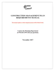 Free Download PDF Books, Construction Management Plan Requirement Manual Template