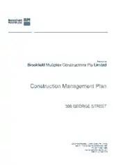 Multiplex Construction Management Plan Template