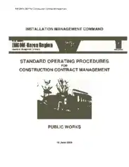 Free Download PDF Books, SOP for Construction Management Template
