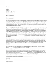 Sample Layoff Notice Letter for Administrators Template