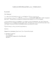 Employee Notice of Termination of Employment Sample Letter Template
