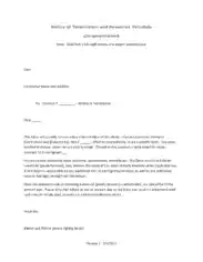 Employee Notice of Termination of Employment Template