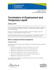 Free Download PDF Books, Employee Termination Notice Template