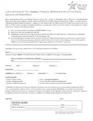 Army Forces Letter of Intent Template