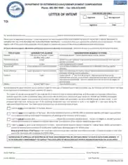 Military Retirement Letter of Intent Template