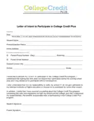 Free Download PDF Books, Student Letter of Intent to Principal Template