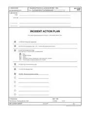 Free Download PDF Books, Blank Incident Action Plan Template