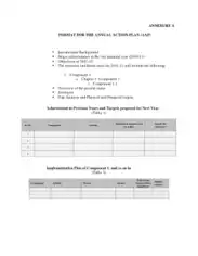 Construction Annual Action Plan Sample Template