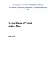 Free Download PDF Books, Garden Project Action Plan Template
