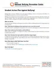 Individual Student Action Plan Template