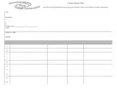 Free Download PDF Books, Project Action Plan Pdf Template