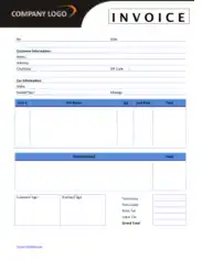 Free Download PDF Books, Auto Repair Invoice Template