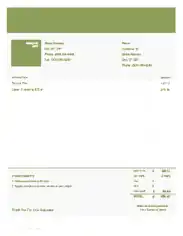Business Letter Invoice Template