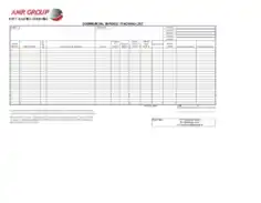 Blank Commercial Invoice Sample Template