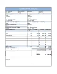 Commercial Invoice Excel Template