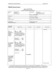 Free Download PDF Books, Commercial Invoice Sample for Factory Template