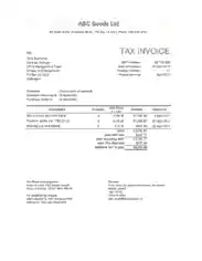 Free Download PDF Books, Commercial Tax Invoice Excel Template