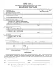 Commercial Tax Free Sample Template