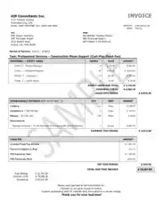 Construction Invoice Format Template