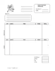 Free Download PDF Books, Electrical Contractor Invoice Template