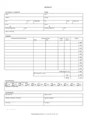 Professional Contractor Invoice Template