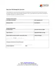 Free Download PDF Books, Daycare Service Invoice Template