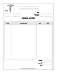 Free Download PDF Books, Free Medical Recept Sample Template