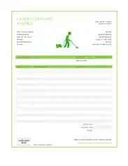 Free Download PDF Books, Carpet Cleaning Invoice Template