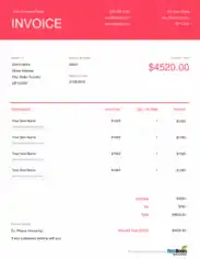 General Jewelry Invoice Template