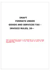 Service Tax Bill Template
