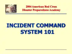 Emergency Command System Organizational Chart Template