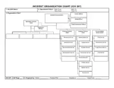 Incident Ics Organization Chart Template