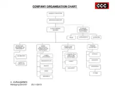 Company Organization Chart Template