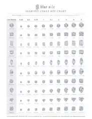 Diamond Carat Size Chart Template