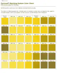 Free Download PDF Books, PMS Karta Color Chart Template