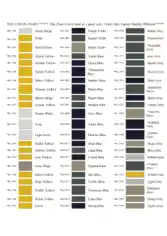 RAL Color Chart Template