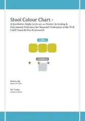 Stool Colour Chart Study Proposal Template