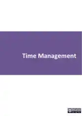 Time Management Gantt Chart Sample Template