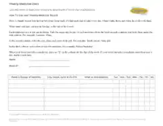 Free Download PDF Books, Weekly Medication Time Template