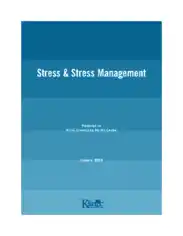 Free Download PDF Books, Stress and Stress Management Template
