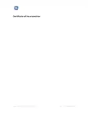 Certificate of Incorporation of Electrical Company Template