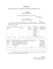 Certificate for Doctor Experience Template