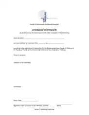 Free Download PDF Books, Environment and Natural Resources Internship Certificate Template