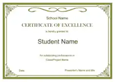 Free Certificates Template