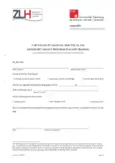 Free Download PDF Books, Teaching Practice Certificate Template